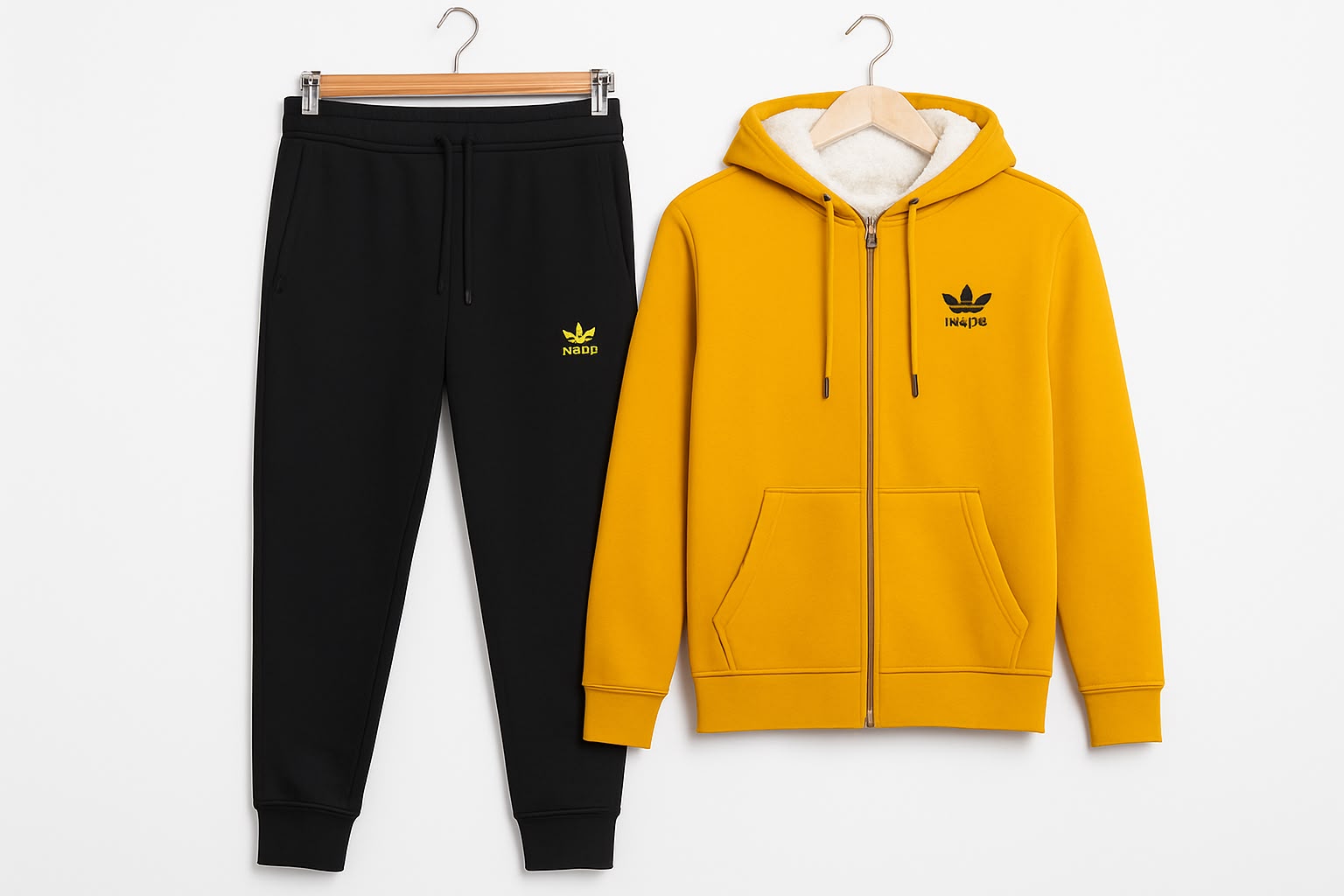 Adidas Tracksuit – Mustard Yellow & Black