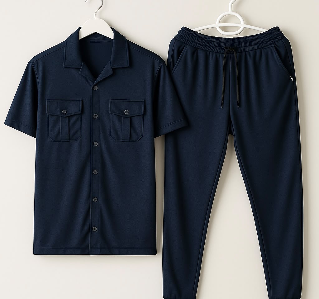 Mens Safari Tracksuit For Summer Wear