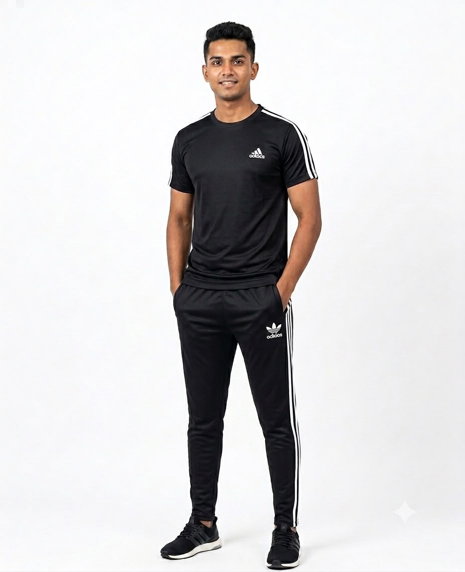 Buy 1 Get 1 Free 💥Men's Summer Adiddas 3 Taping Tracksuit