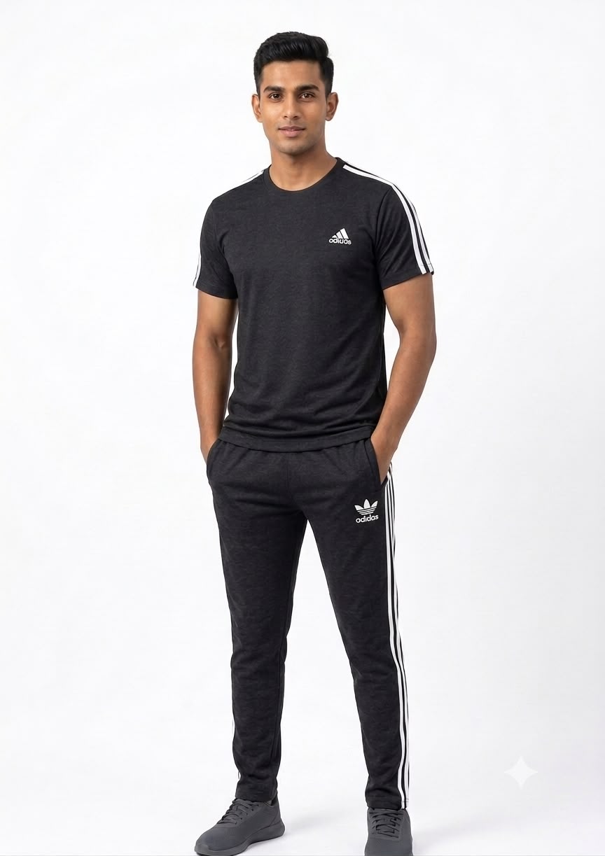 Buy 1 Get 1 Free 💥Men's Summer Adiddas 3 Taping Tracksuit